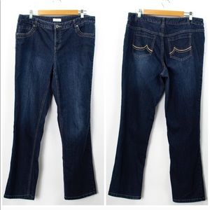 Gently worn CJ Banks bootcut jeans. Size 14W  Plus